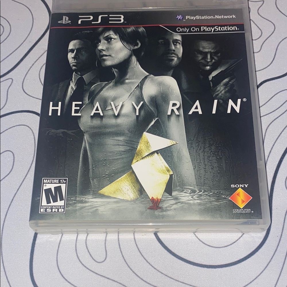 Sony Heavy Rain PS3 Game - Black and White Cover